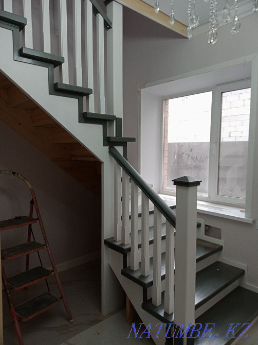 Wooden stairs, production, installation, restoration. Kokshetau - photo 1