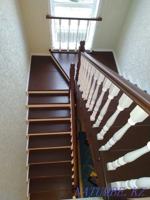 Wooden stairs, production, installation, restoration. Kokshetau - photo 7