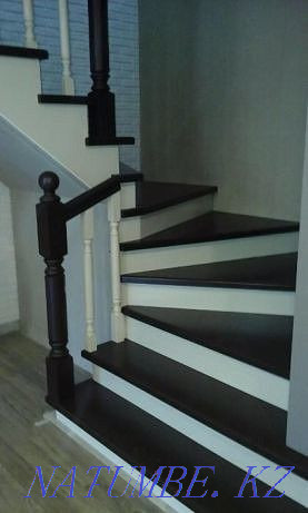 Wooden stairs, production, installation, restoration. Kokshetau - photo 5