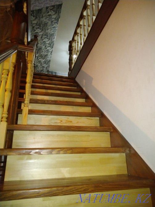 Wooden stairs, production, installation, restoration. Kokshetau - photo 8