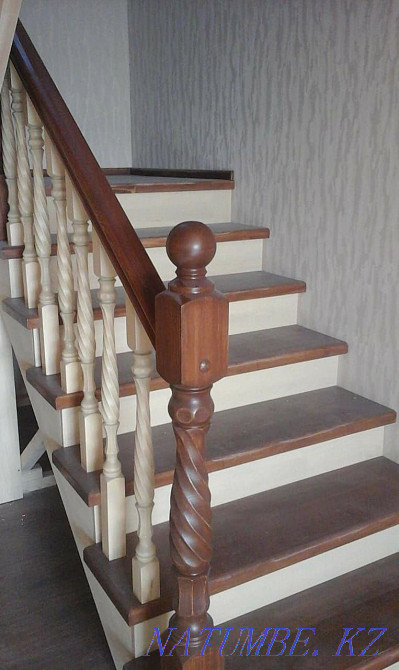 Wooden stairs, production, installation, restoration. Kokshetau - photo 6