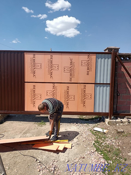 Ворота уличные откатные, автоматические сдвижные, распашные ворота Астана - изображение 4