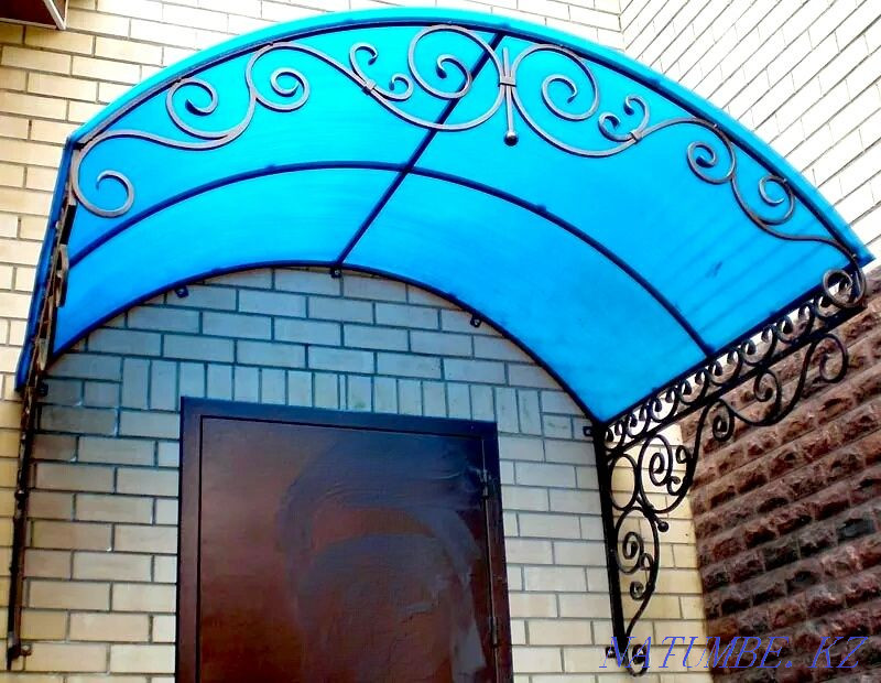 Поликарбонатты қалқалар, шатырлар, подъездер  Петропавл - изображение 4