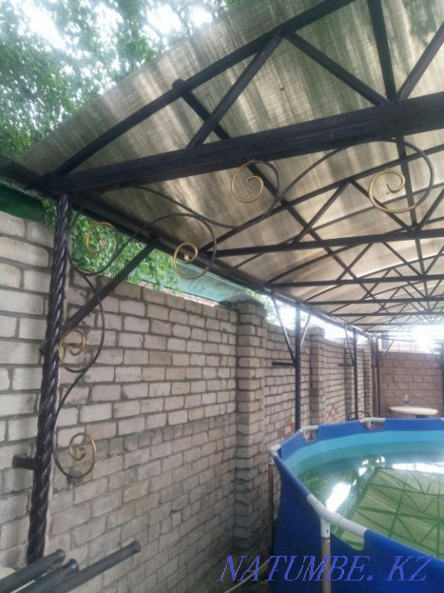 Поликарбонатты қалқалар, шатырлар, подъездер  Петропавл - изображение 3