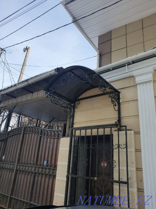 CANOPY made of polygal / metal tiles, VISORS / SCREENS Almaty - photo 6