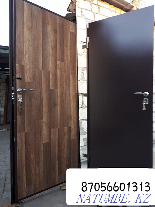 Изготовление металлических дверей, замеры установка Уральск - изображение 1