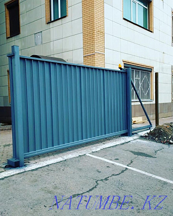 Sliding gates, gates, fences, horizontal bars, shelving Astana - photo 2