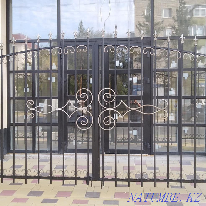 Retractable gates, forged, awnings, garages, hangars, pavilions Kostanay - photo 1