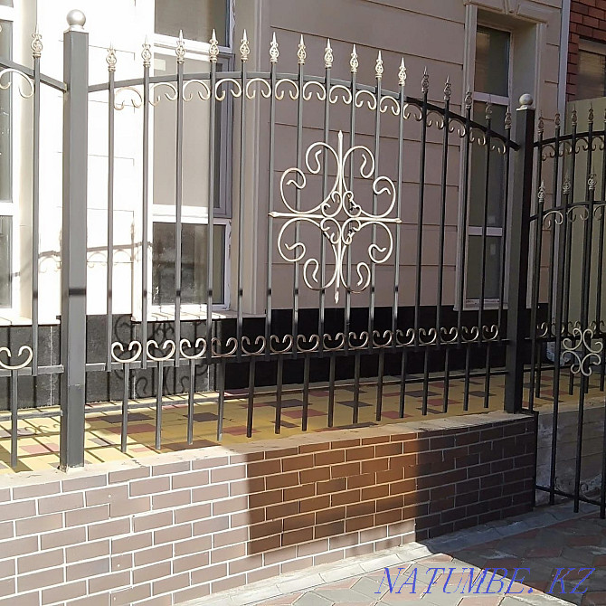 Retractable gates, forged, awnings, garages, hangars, pavilions Kostanay - photo 6