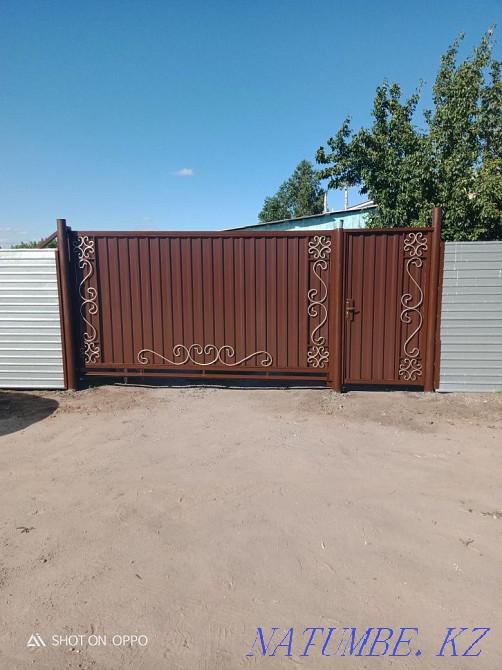 Тартылатын қақпалар, соғылған, шатырлар, гараждар, ангарлар, павильондар  Қостанай  - изображение 2