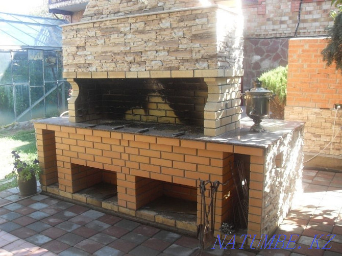Fireplaces, barbecues, Russian stoves, bar counters in Kazakhstan Astana - photo 3