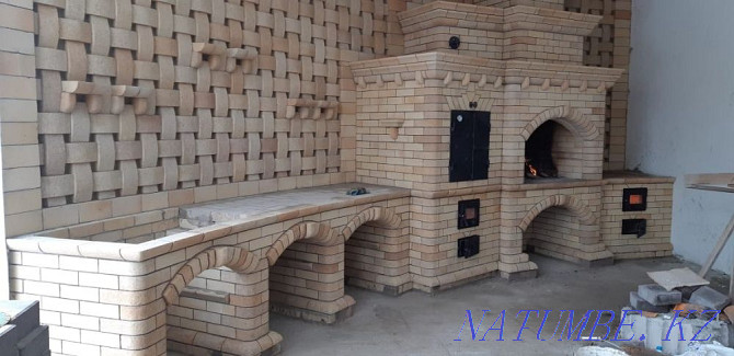 Fireplaces, barbecues, Russian stoves, bar counters in Kazakhstan Astana - photo 2