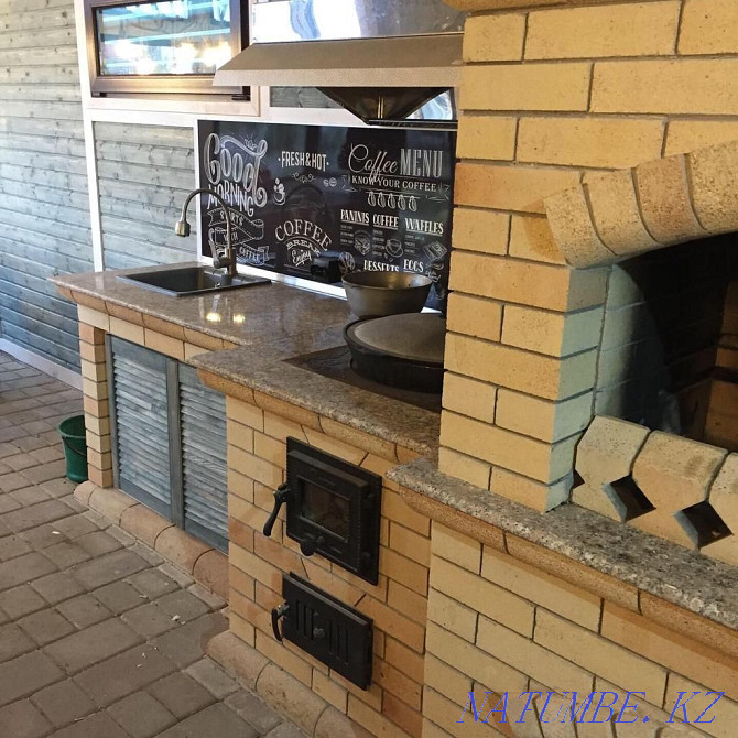 Fireplaces, barbecues, Russian stoves, bar counters in Kazakhstan Astana - photo 1