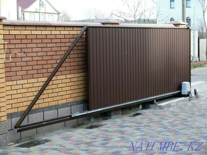 Retractable gates, automatic gates in Kostanay. Kostanay - photo 8