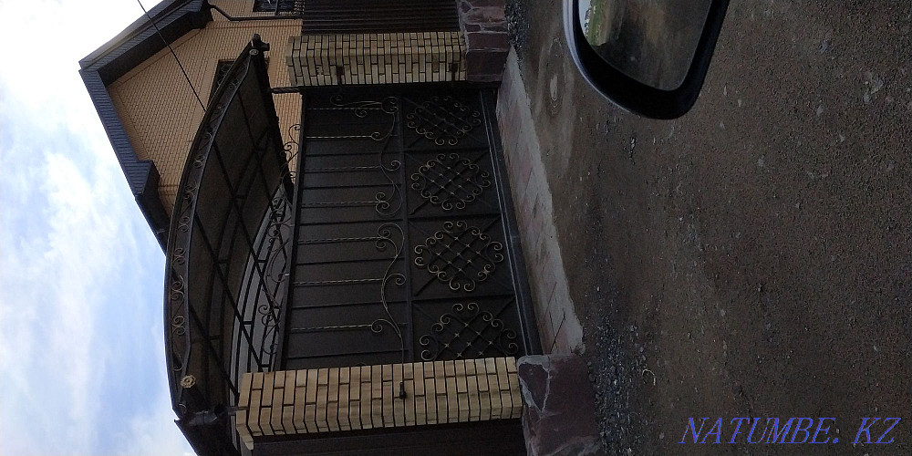 Соғылған темір қақпалар, торлар, қоршаулар, қоршаулар және т.б.  Қарағанды - изображение 2