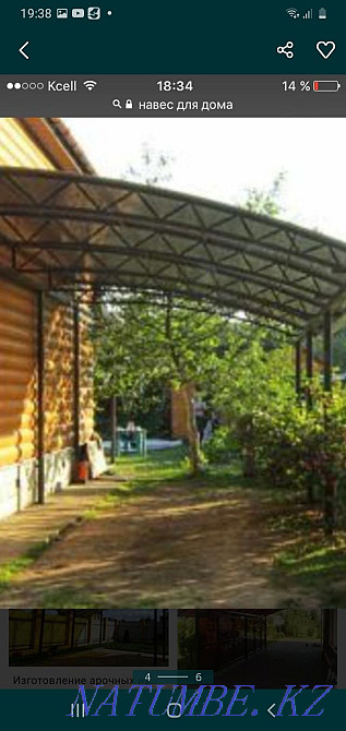 ИЗГОТОВЛЕНИЕ навес, козирьки. Атырау - изображение 5