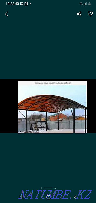 ИЗГОТОВЛЕНИЕ навес, козирьки. Атырау - изображение 3