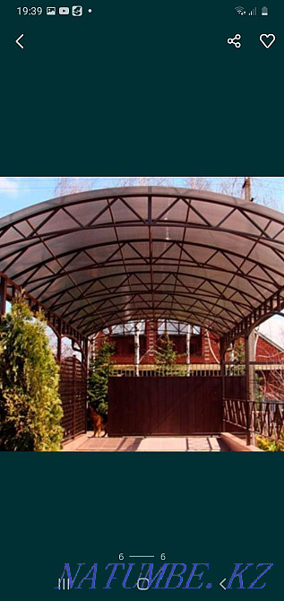 ИЗГОТОВЛЕНИЕ навес, козирьки. Атырау - изображение 2