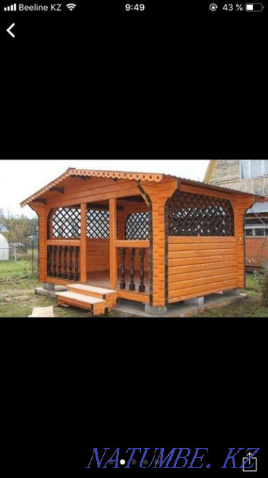 Сруб из профилированного бруса любой сложности, бани, беседки и тд Усть-Каменогорск - изображение 4