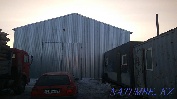 Insulated and not insulated hangars, garages, sheds, flights of stairs, sliding gates Kostanay - photo 1