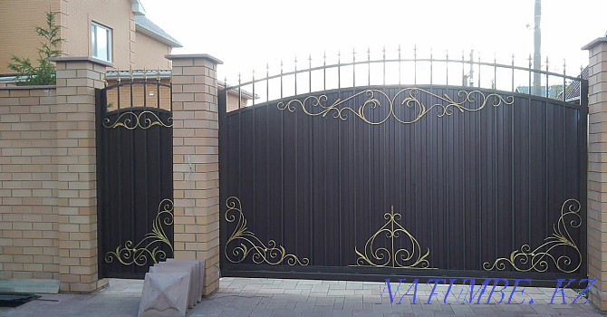 Insulated and not insulated hangars, garages, sheds, flights of stairs, sliding gates Kostanay - photo 8