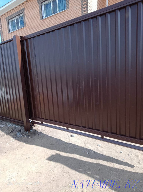 Insulated and not insulated hangars, garages, sheds, flights of stairs, sliding gates Kostanay - photo 6