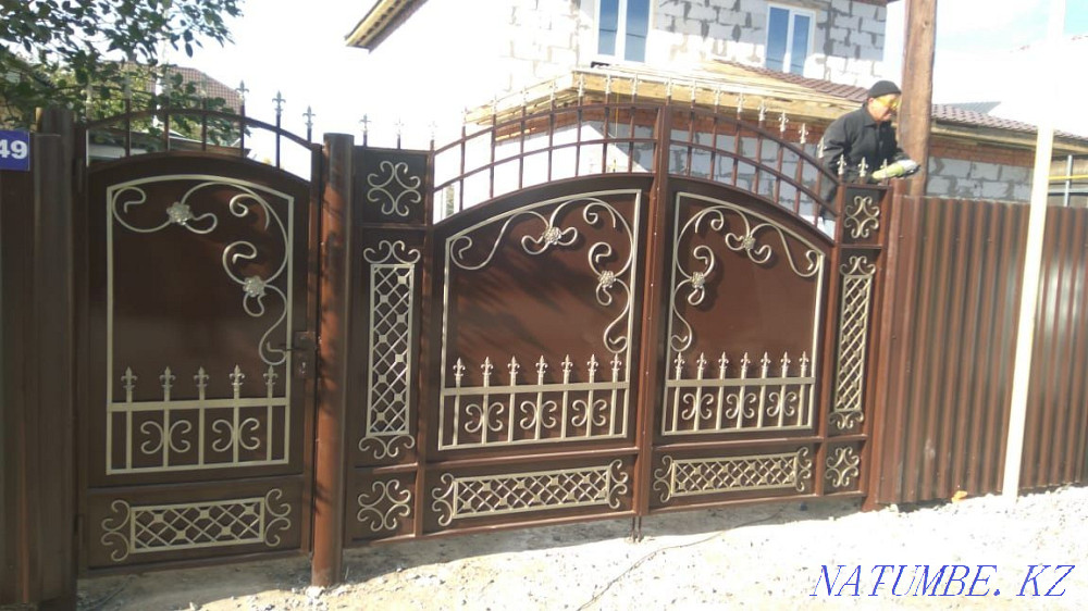 Insulated and not insulated hangars, garages, sheds, flights of stairs, sliding gates Kostanay - photo 7