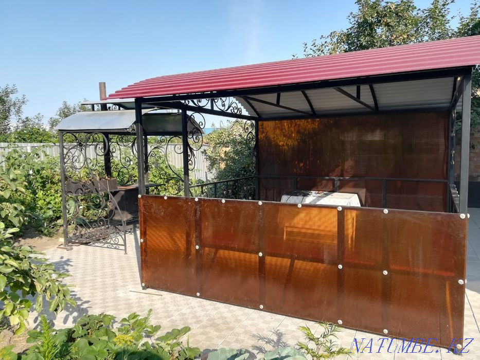 Canopies, arbors, metal designs - products. Ust-Kamenogorsk - photo 1