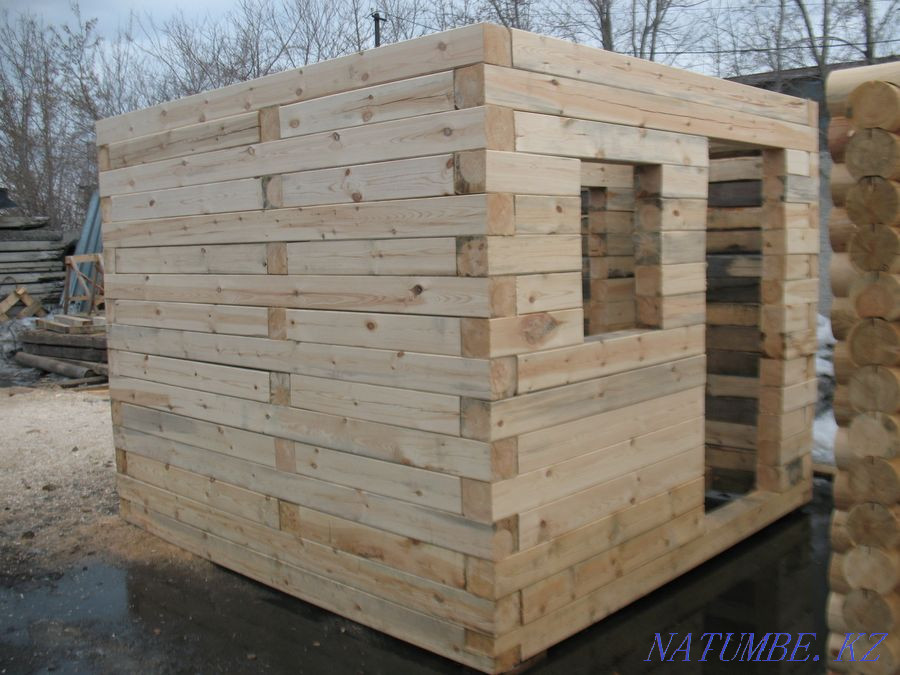 Production of baths and log cabins from a bar Semey - photo 1