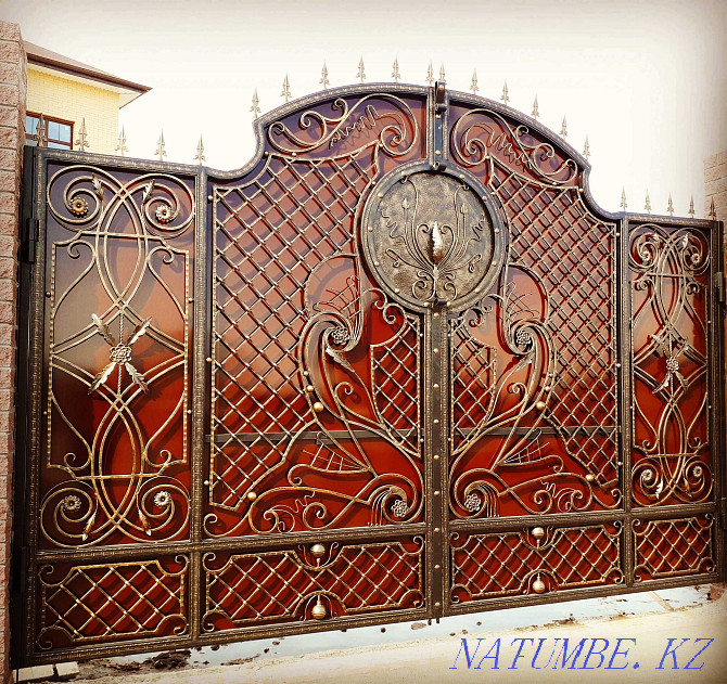 Forged metal gates, lattices, gazebos, awnings, swings. Kostanay - photo 1