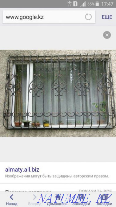 Решетки на окна, кованые решетки на окна, оконные решетки на заказ Актау - изображение 5