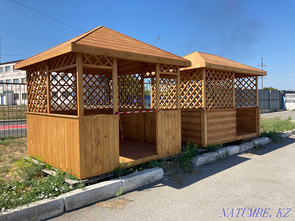 Беседки, туалеты, душевые кабины, штакетник и многое другое Костанай - изображение 3
