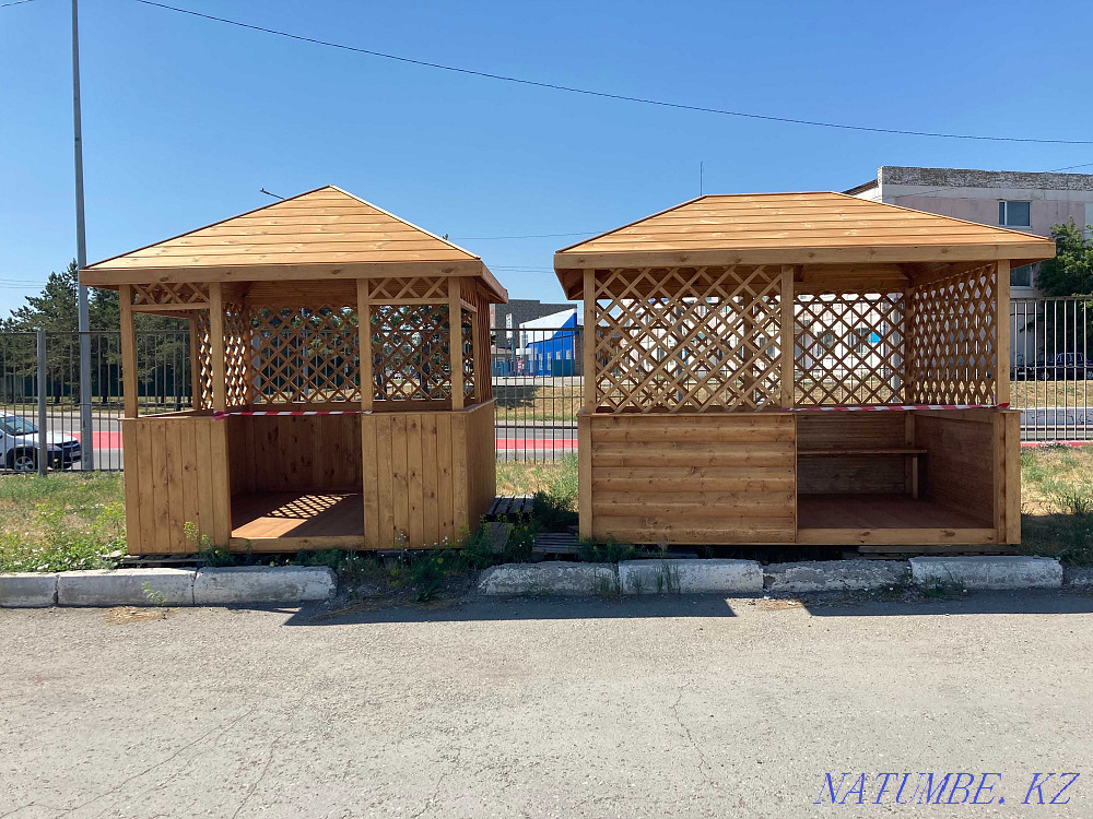 Беседки, туалеты, душевые кабины, штакетник и многое другое Костанай - изображение 2