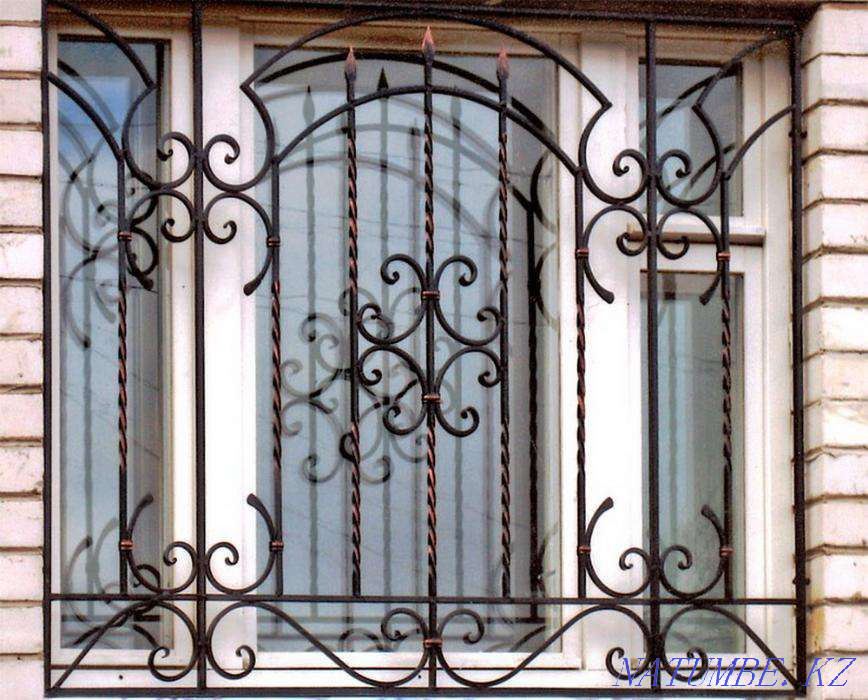 Кованые ворота, решетки на окна, железная дверь, забор Актау - изображение 7