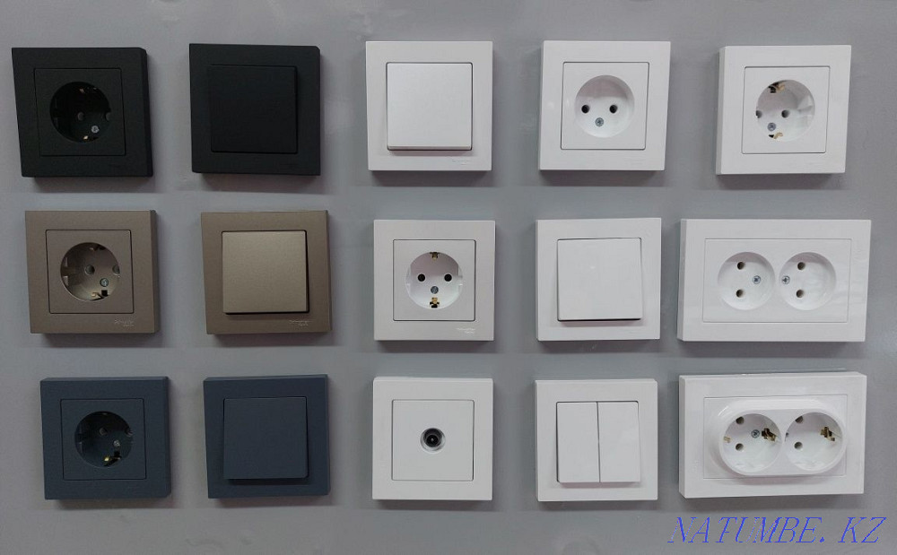 Sockets and switches Schneider, Klaus, Belorusskie, Dawn. Spotlights GX53 Kokshetau - photo 1