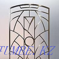 Перила,двери,пилон,полумесяц из нержавеющей стали. Сварка аргоном Павлодар - изображение 5