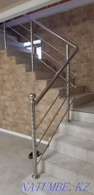 Stainless steel railings and railings Karagandy - photo 6