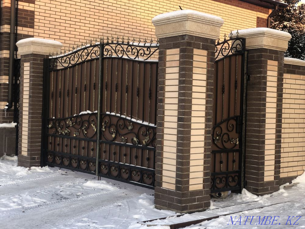 Gates and fences, wrought iron gates Karagandy - photo 2