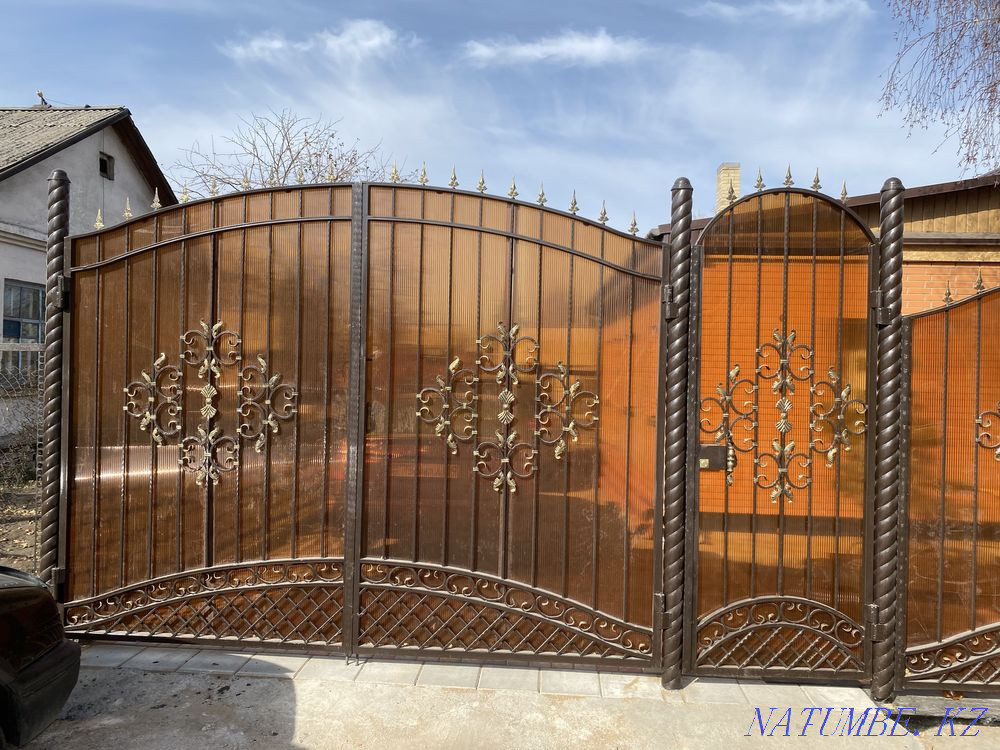 Gates and fences, wrought iron gates Karagandy - photo 3
