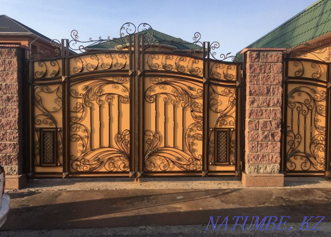 Ворота, навесы, фермы, сварочные, работы, Талдыкорган - изображение 2