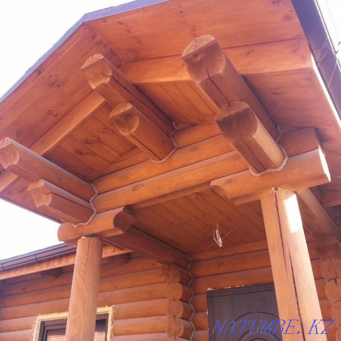 Country cottage, bath or gazebo from a log house. Almaty - photo 1