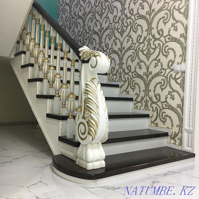 Stairs made of wood and metal Almaty - photo 2