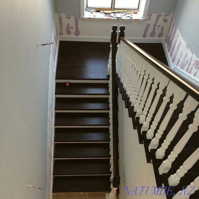 Stairs made of wood and metal Almaty - photo 6