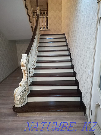 Stairs made of wood and metal Almaty - photo 7
