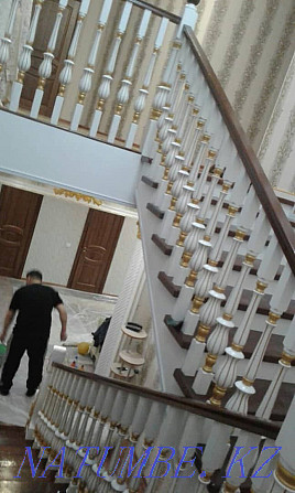 Stairs made of wood and metal Almaty - photo 8