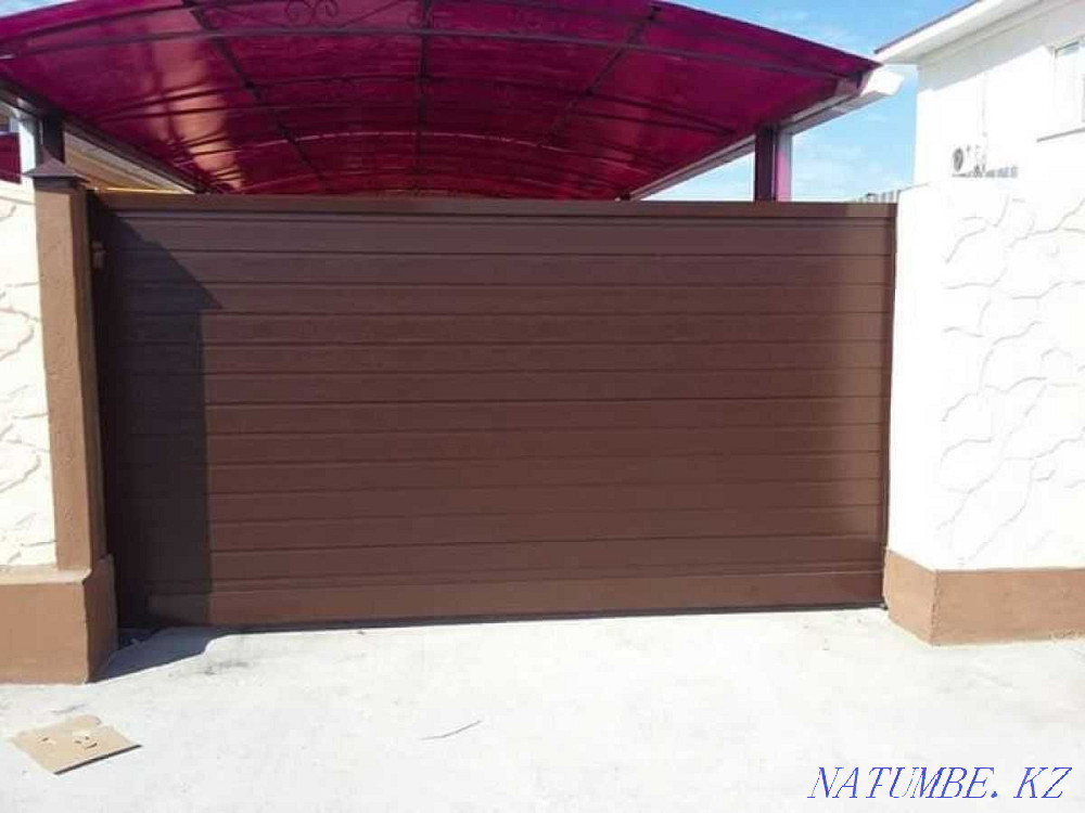 Automatic retractable, factory, self-welded gates Atyrau - photo 1