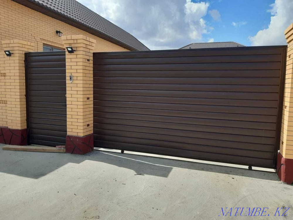Automatic retractable, factory, self-welded gates Atyrau - photo 8