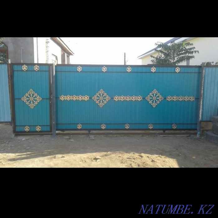 gate welding fence canopy urn welder welding forged railing grating Atyrau - photo 2