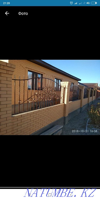 Swing 100000 lattice canopy railing welding gate welder Atyrau - photo 4