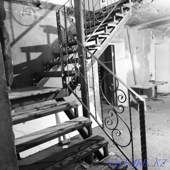 Gates, fences, fences, stairs, railings, awnings. Welding work. Rudnyy - photo 8